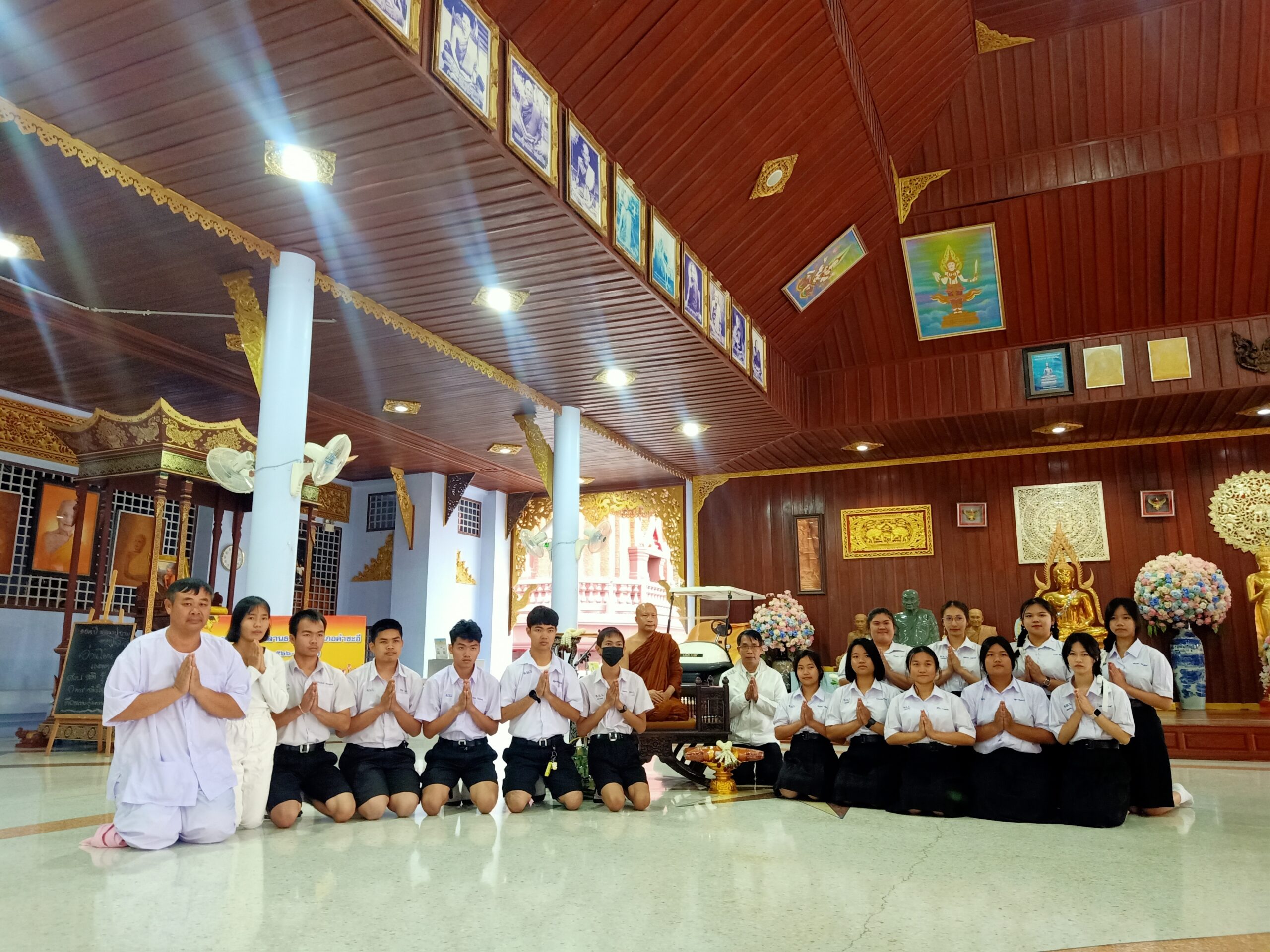 โครงการลานวัดลานธรรม : อำเภอคุณธรรม คำชะอี